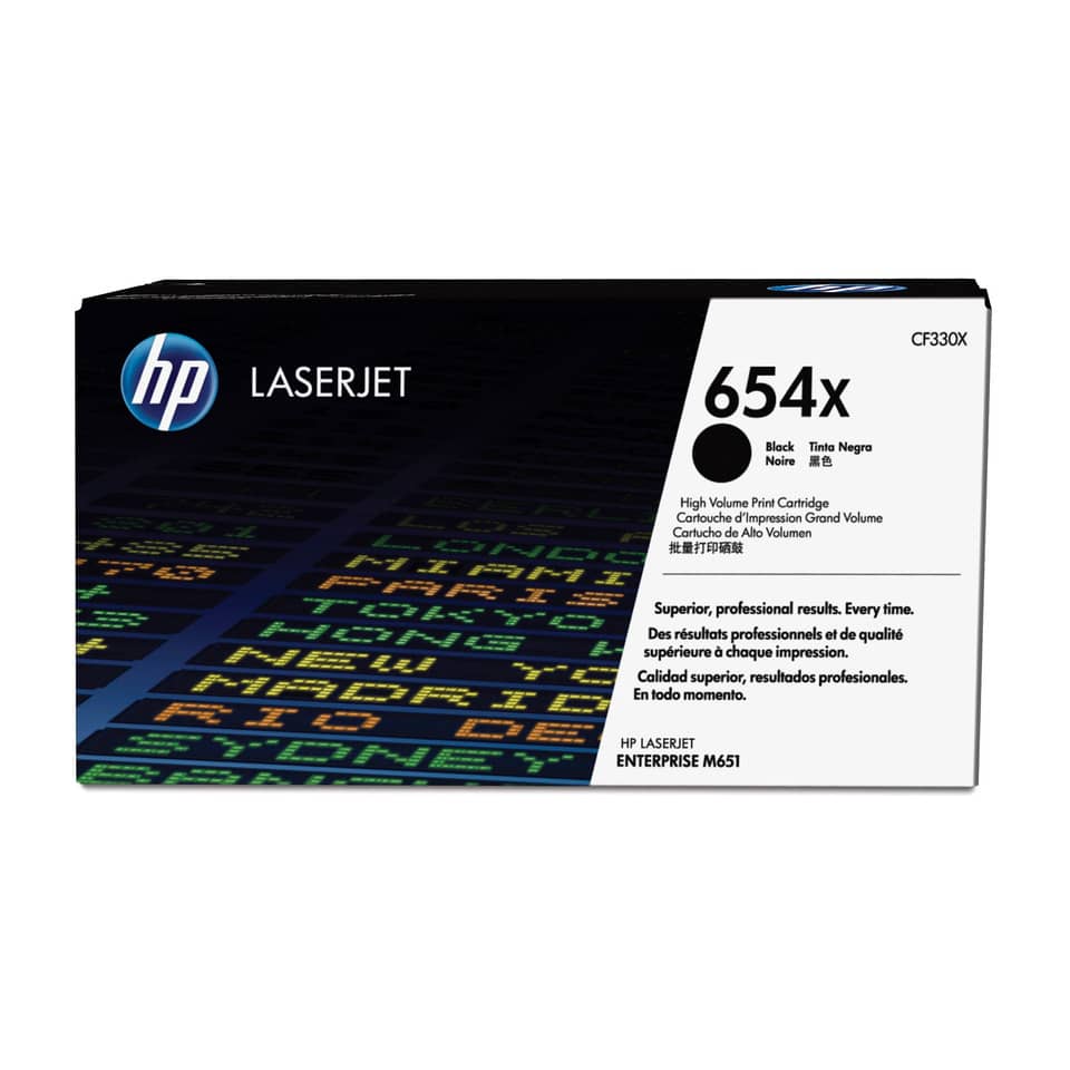 LaserJet, Tintenpatrone, CF330X, 654x, HP
