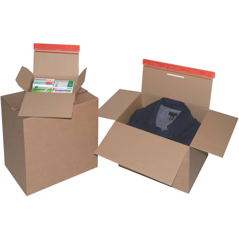 Umzugskarton, Kartonbox, Paket, Kleidung, Kartonpackung