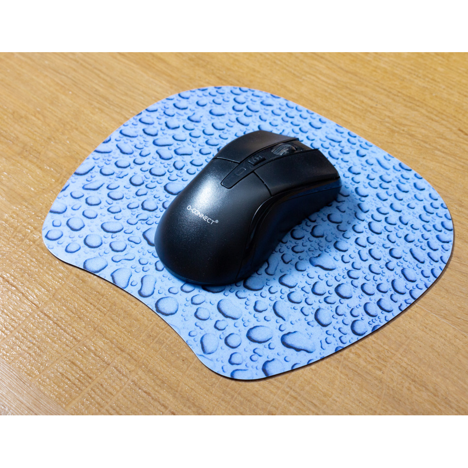 Mauspad, Bluetooth-Maus, Kabellose Maus, Gummierte Oberfläche, Druckwasserspuren-Design
