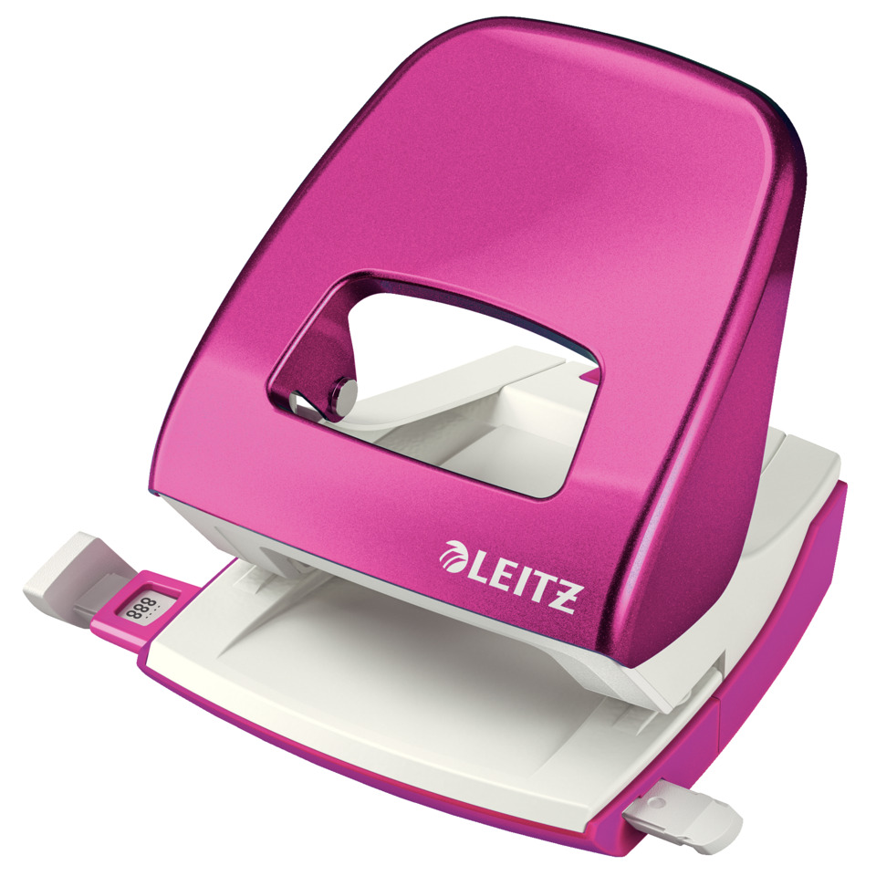 Garnier, Stanzmaschine, Locher, Kleber, Klemmheftung, Heißprägung, Schneidegerät, Locher, Leitz, Farbton pink