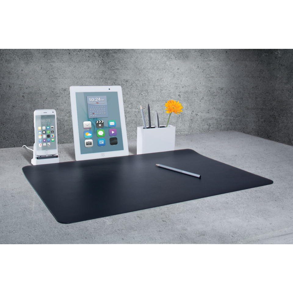 Schreibtischmatte, Schreibtisch-Office, Tablet, iPhone, Stifthalter