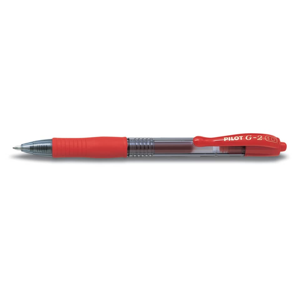 Kugelschreiber, Schreibgerät, Rot, G2, Klickmechanik