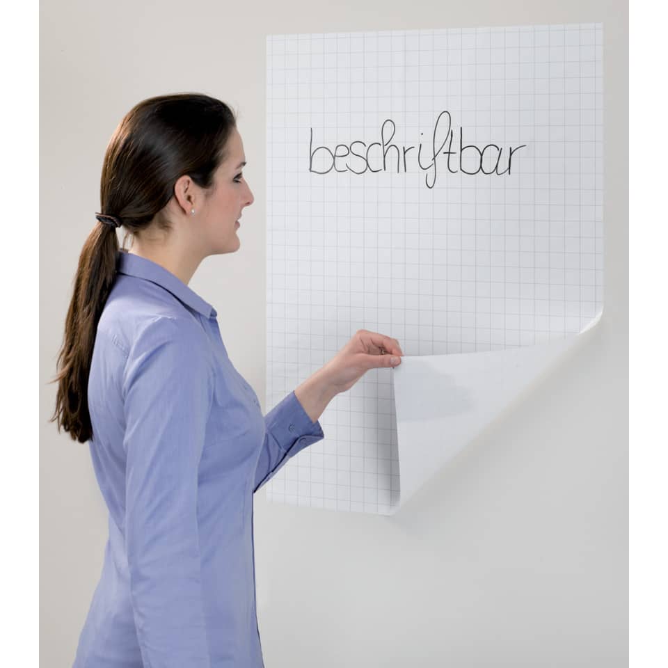 Frau, Poster, Gitterpapier, beschreibbarer Text, abnehmbares Papier