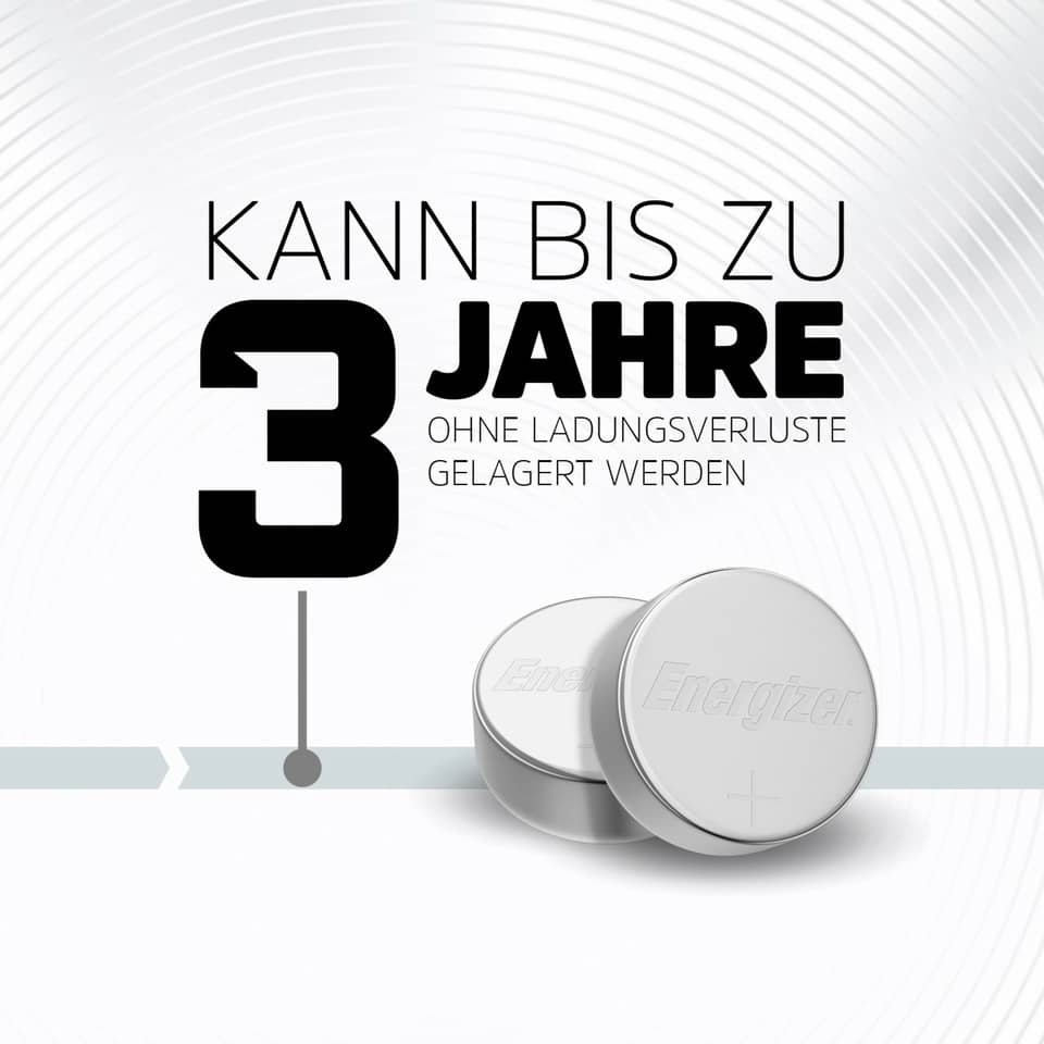 Knopfzelle, Batterie, Silber, Rund, Energie