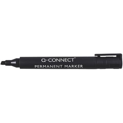 Permanentmarker M, Keilspitze, 1-5mm, schwarz Q-CONNECT KF26042