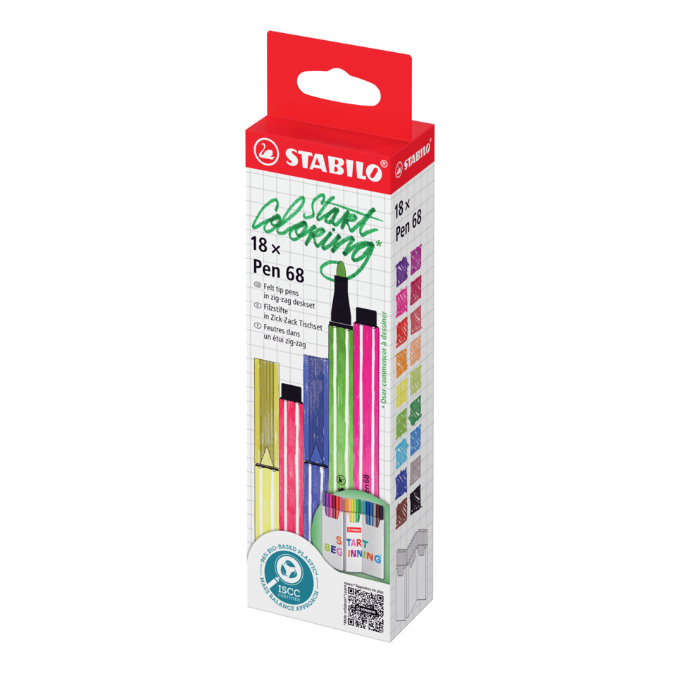 Stift, Marker, Buntstifte, Set, 68 Stück