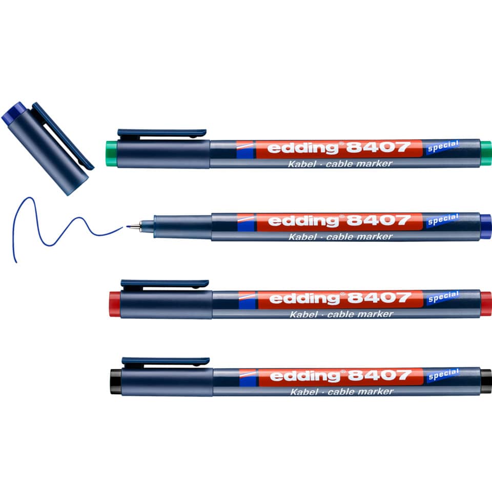 Kabelmarker, Marker, Kabelmarker, Edging 8407, Schreibwerkzeug