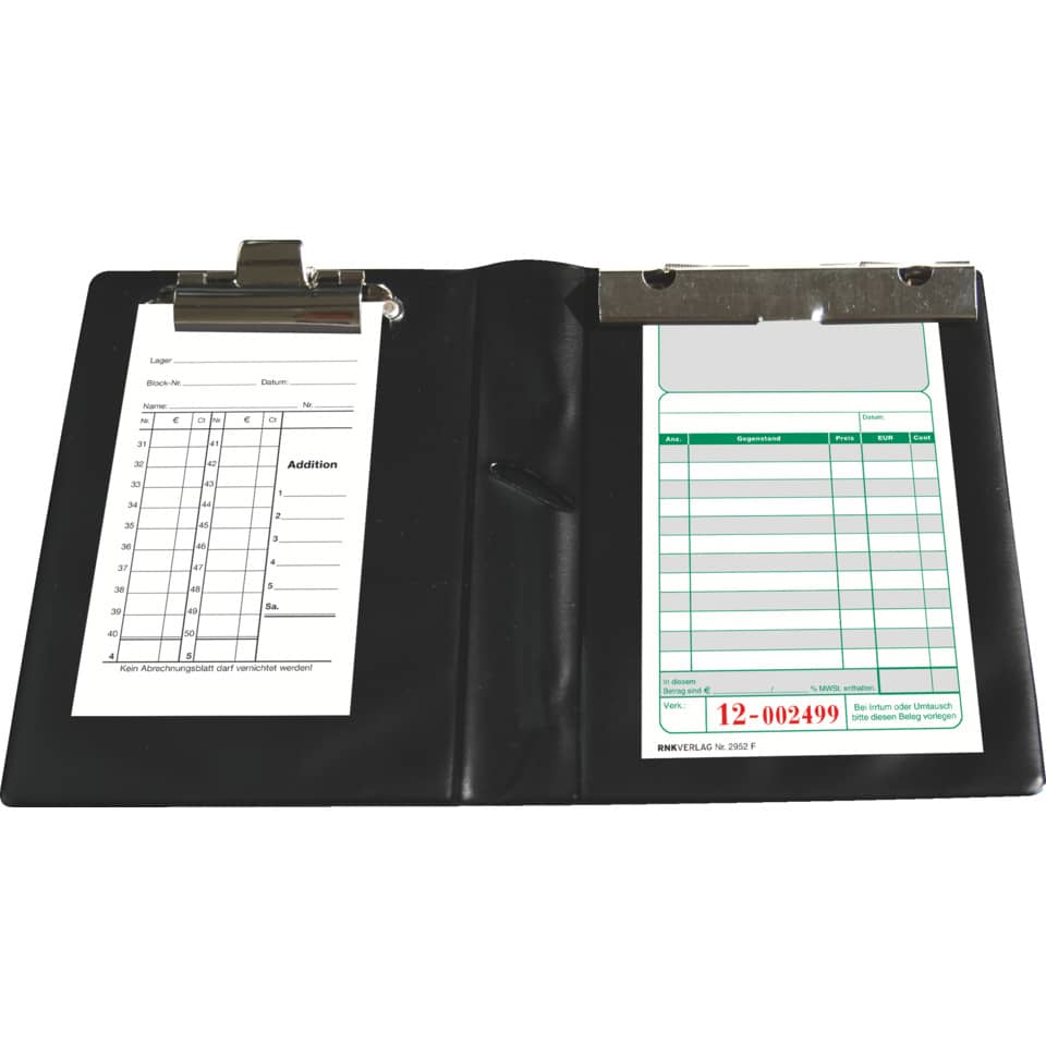 Kassenbuch, Belegheft, Kassenauszug, Vordruck, Datenblatt