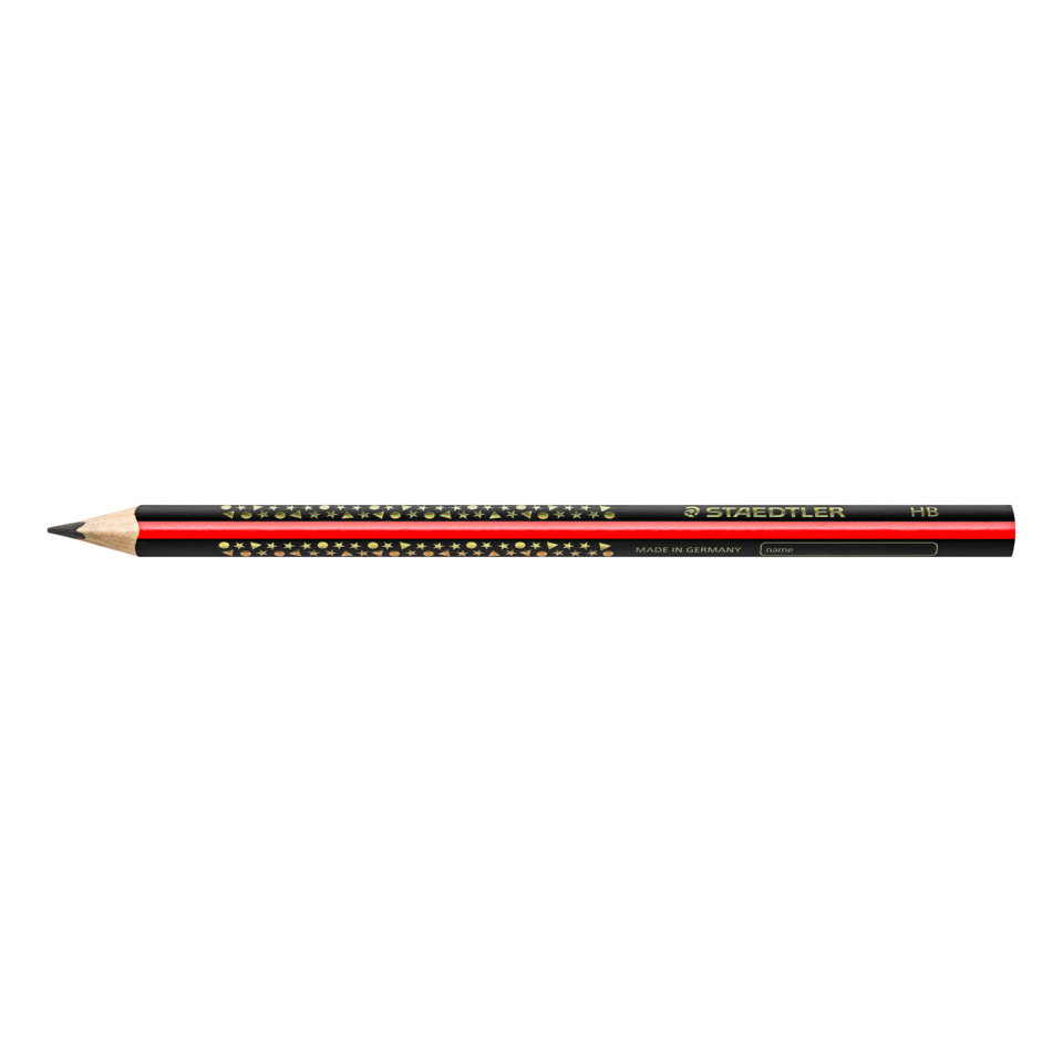 Bleistift, HB, Holzbleistift, Schwarz/Rot, Made in Germany, Bleistift, HB-Bleistift, Schwarz, Holzbleistift, Made in Germany