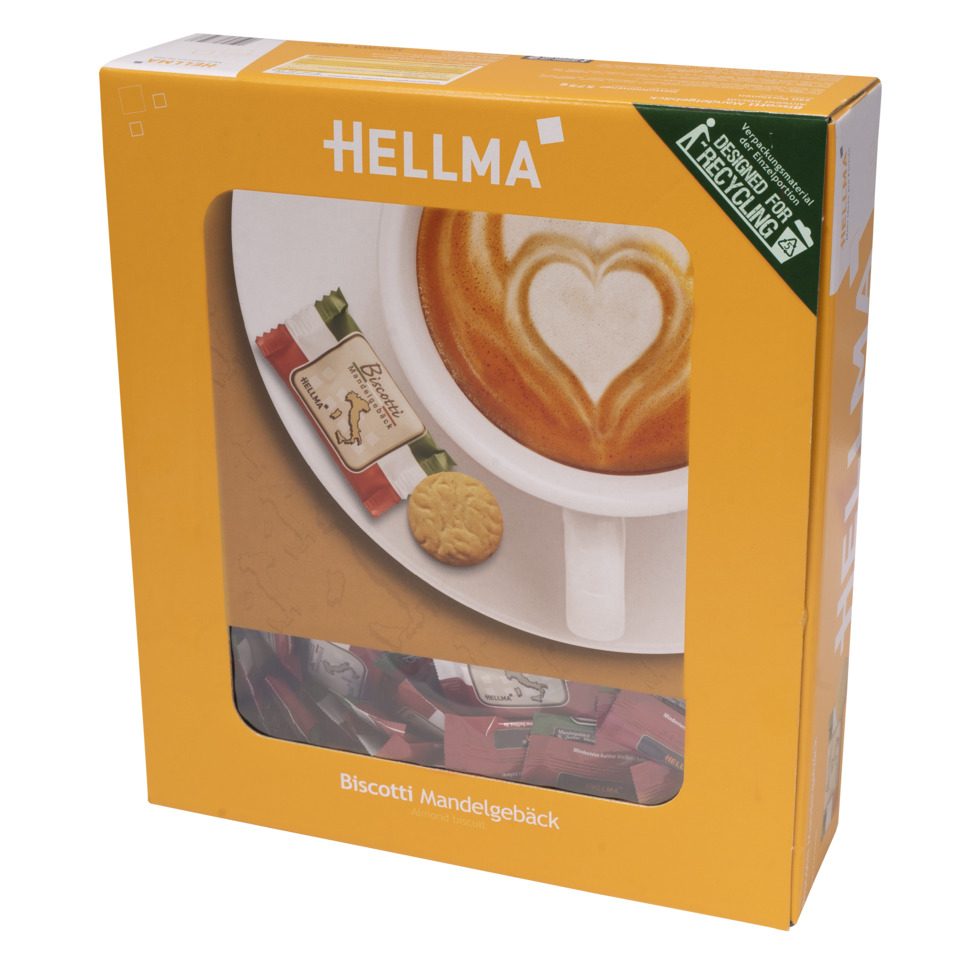 Kaffee, Mandelgebäck, Aluminium?, Süßigkeiten-Packung?, Tassengarnitur?