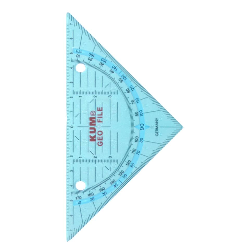 Geometrie-Lineal, dreiecklineal, Protractor, Messwerkzeug, KUMI GEOPRO