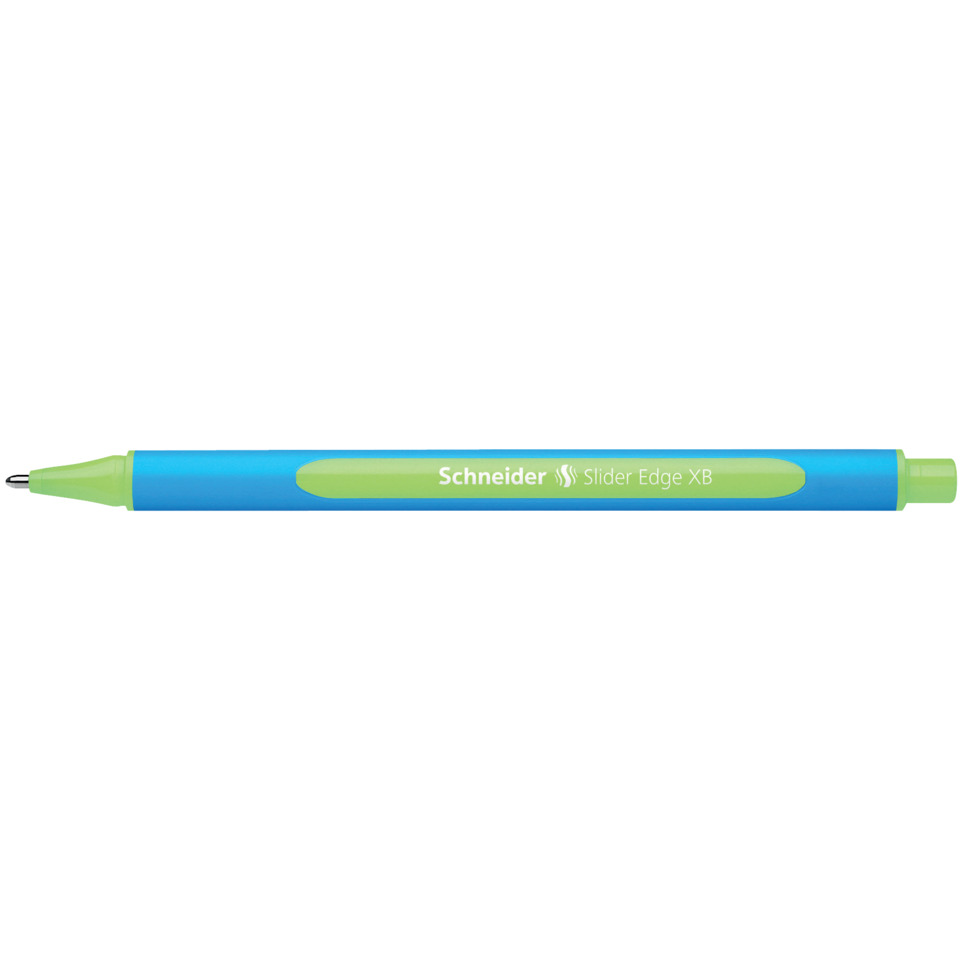 Highlighter pen, Blue pen, Green accents, Slider Edge XB, Marker pen