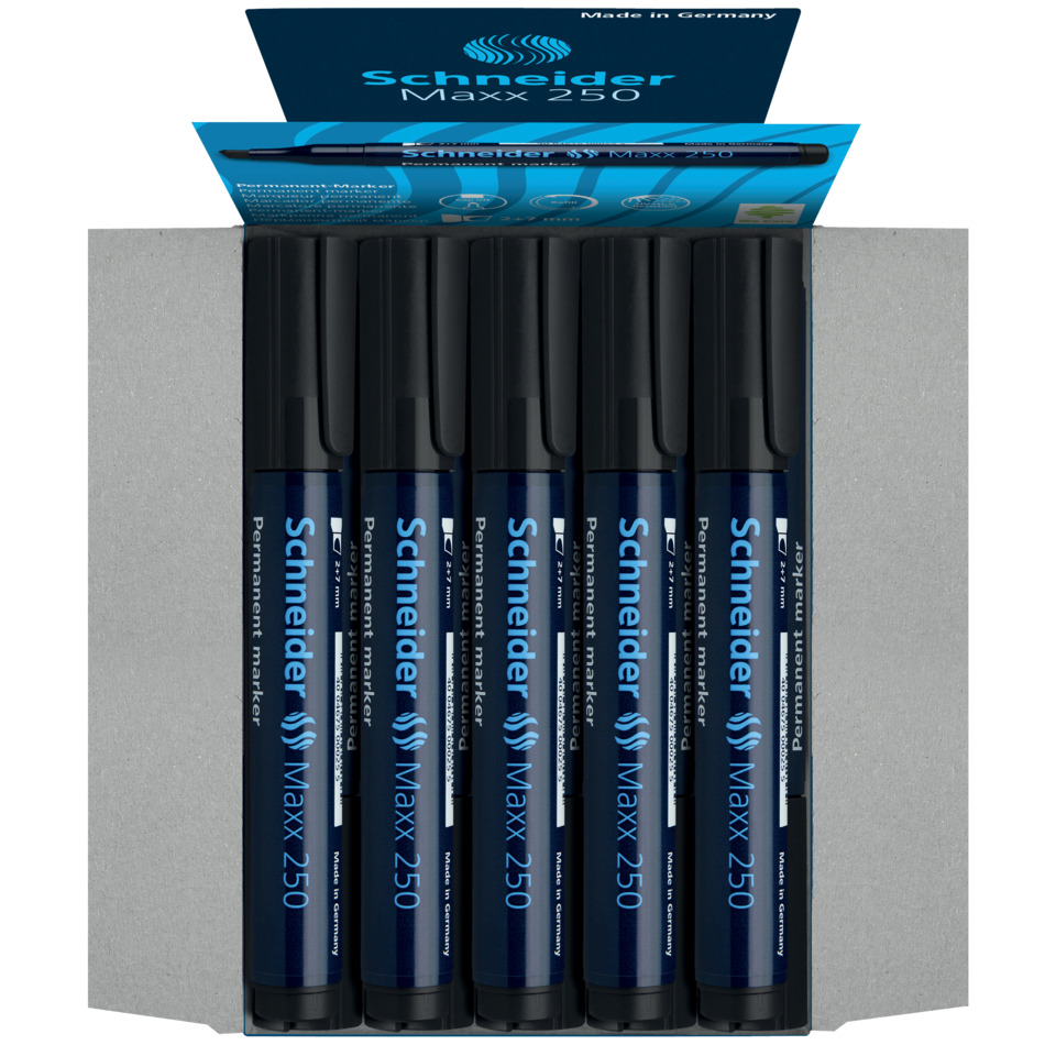 Permanentmarker, Feinspitze, Blau, Marker-Set, Made in Germany