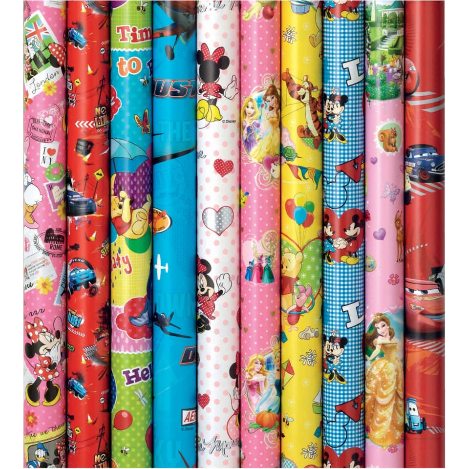 Geschenkpapierrolle 2mx70cm Disney   757139 ZÖWIE 33003 858139