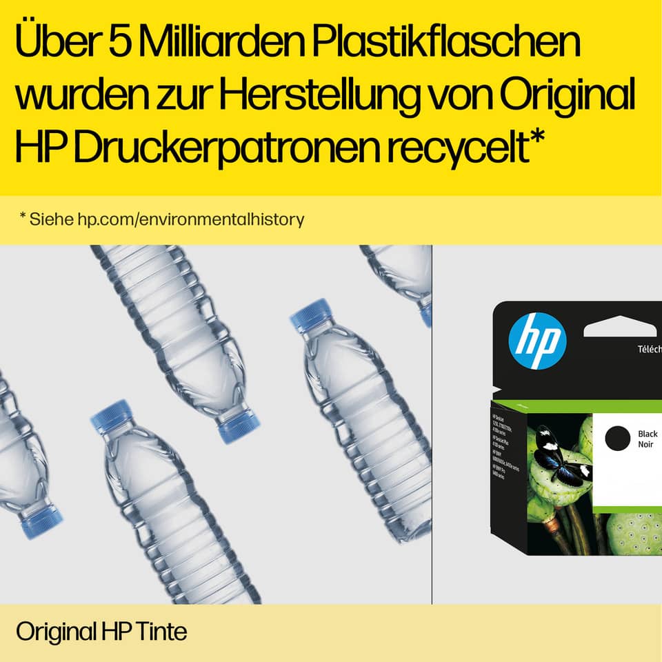 Plastikflaschen, Wasserflasche, Kunststoffbehälter, Recycling, HP-Trommeltintenpatrone