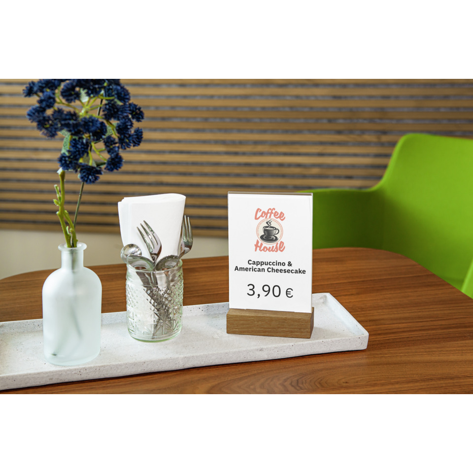 tischdeko, tischset, menuekarte, preisschild, blumen vase