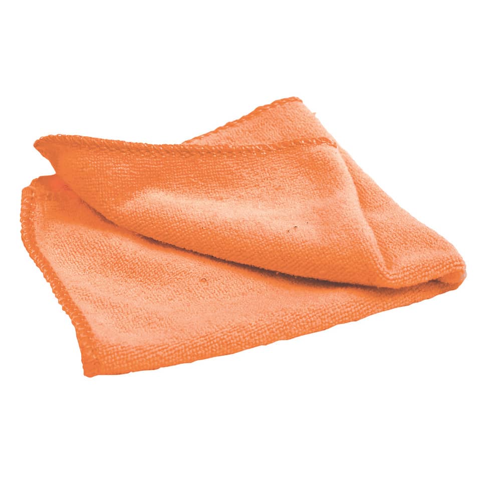 Tuch, Waschlappen, Frottee, orange, Küchentuch