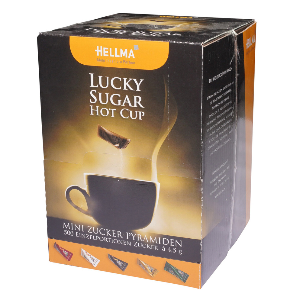 Kaffeezubereitung, Hot Cup, Zuckerwürfel, Mini Zuckerwürfel, Beutelbox