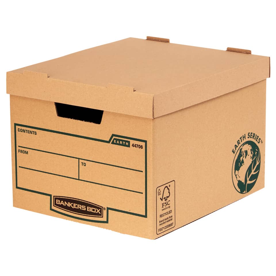 Kartonschachtel, Umweltfreundlich, FSC-Recycling, Umweltetikett, Lagerbox