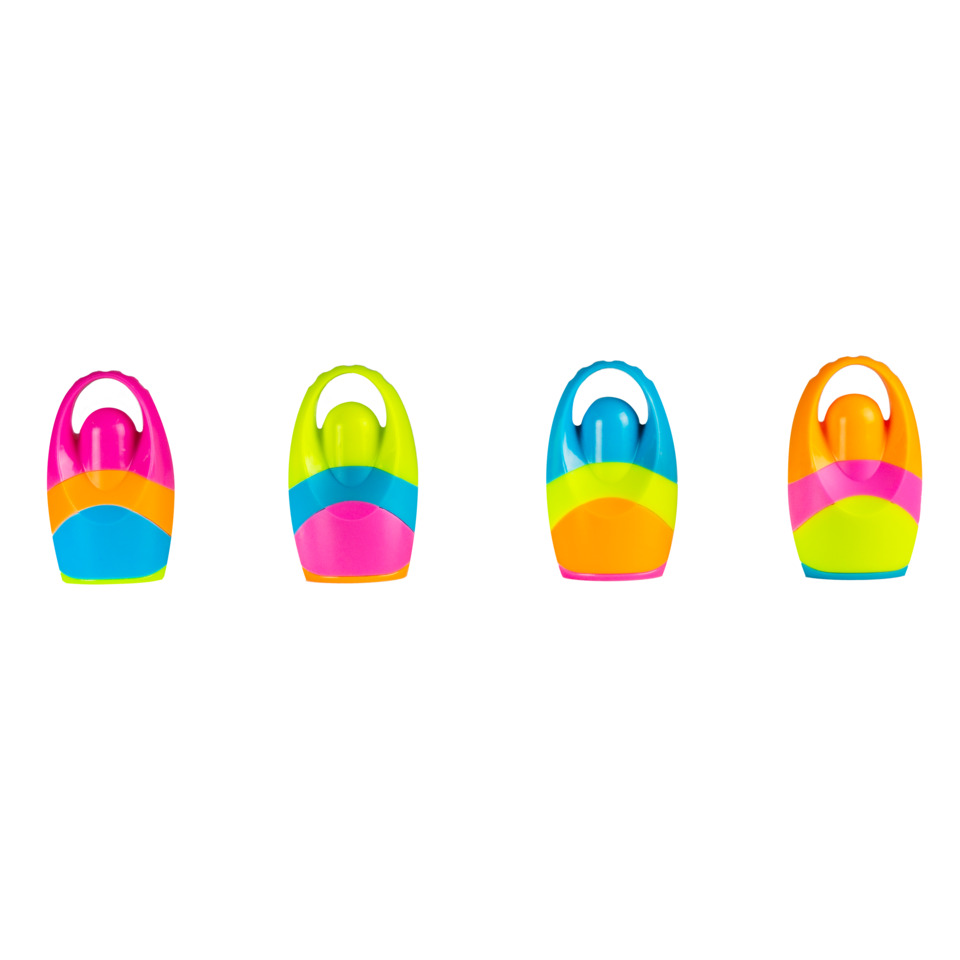 neon Spielzeug, Schwimmring, buntes Plastik, PFD, Reihe von Gegenständen