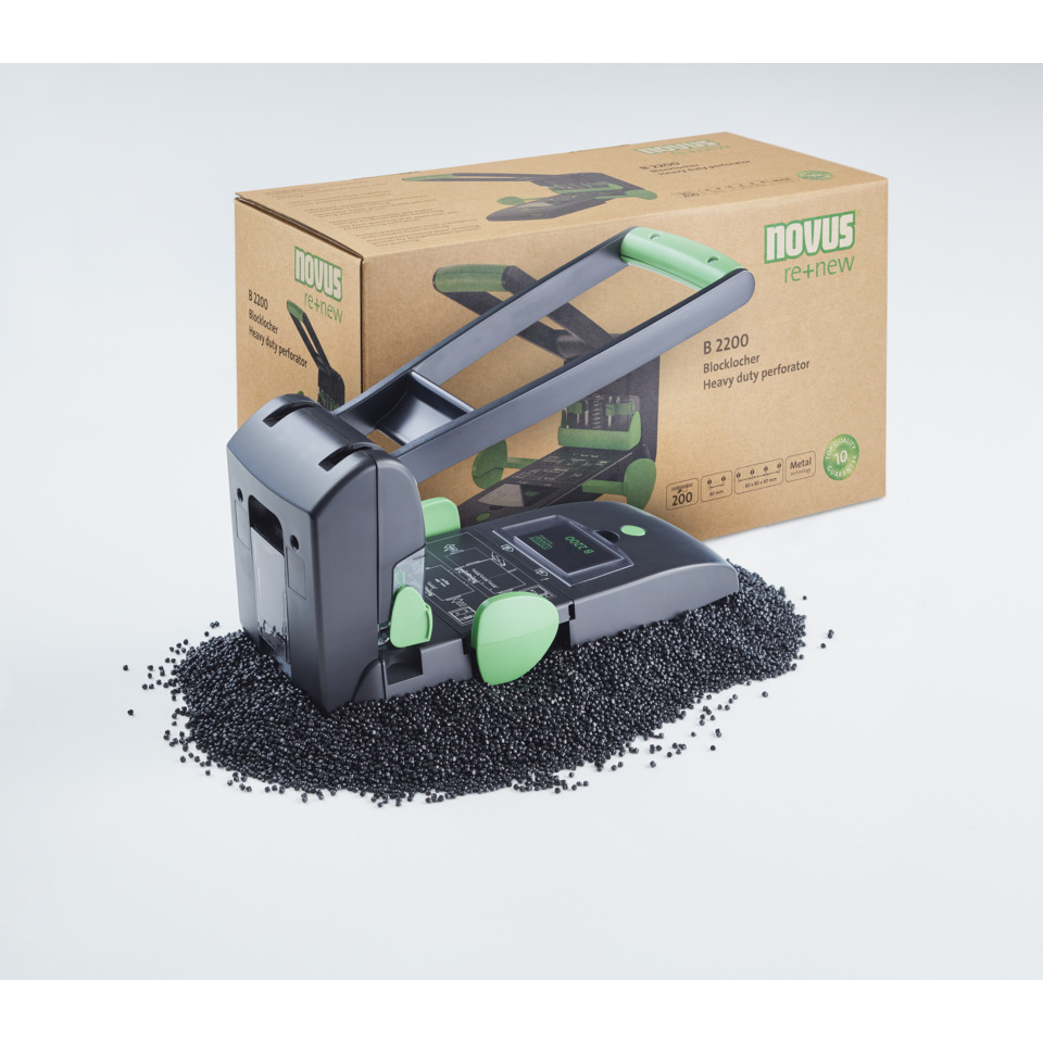 Blocker, Heizung, Perforator, Pellets, Kartonbox