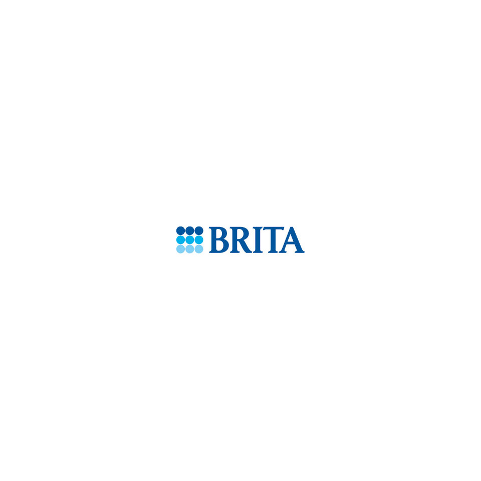brita, wasserfilter, krug, logo, blau