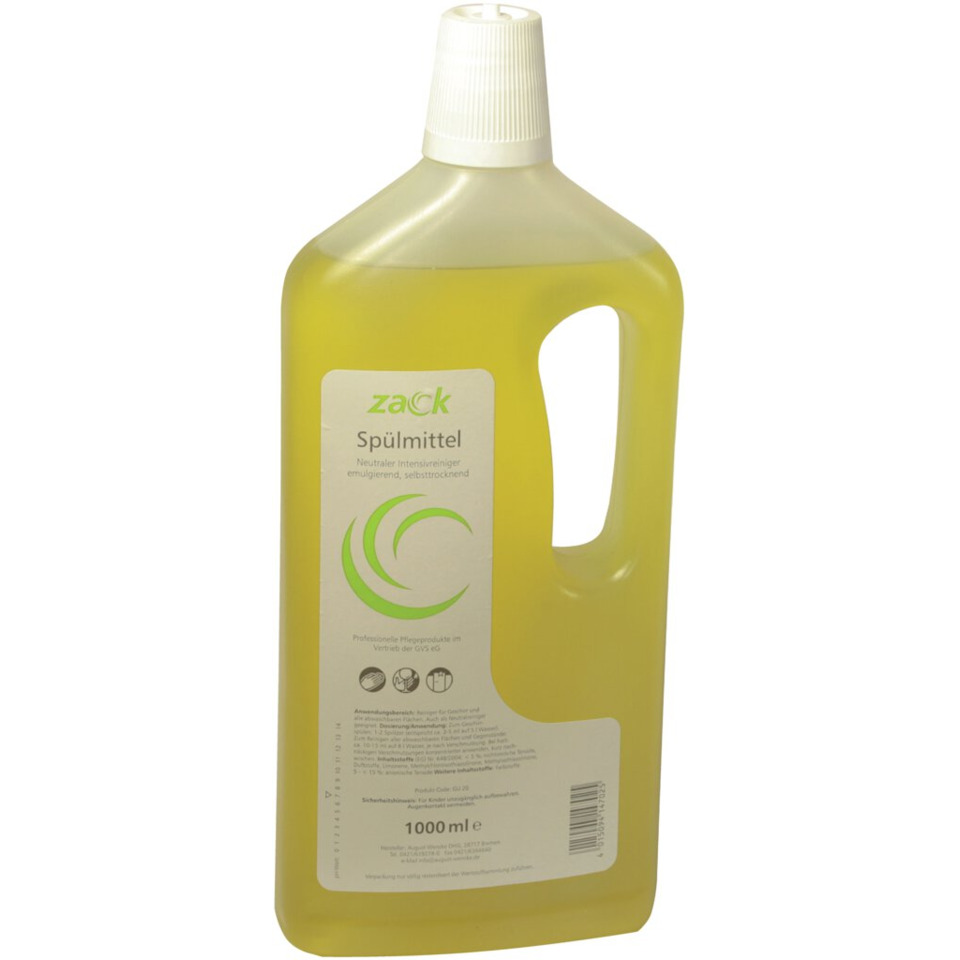 Spülmittel, Flasche, Spülmittel Gelb, Kunststoffflasche, 1000 ml
