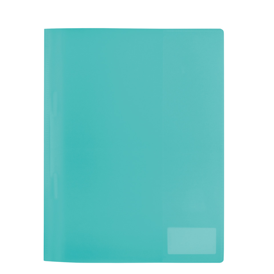 Notizbuch, A4, Kunststoffumschlag, Türkisen, Glänzend