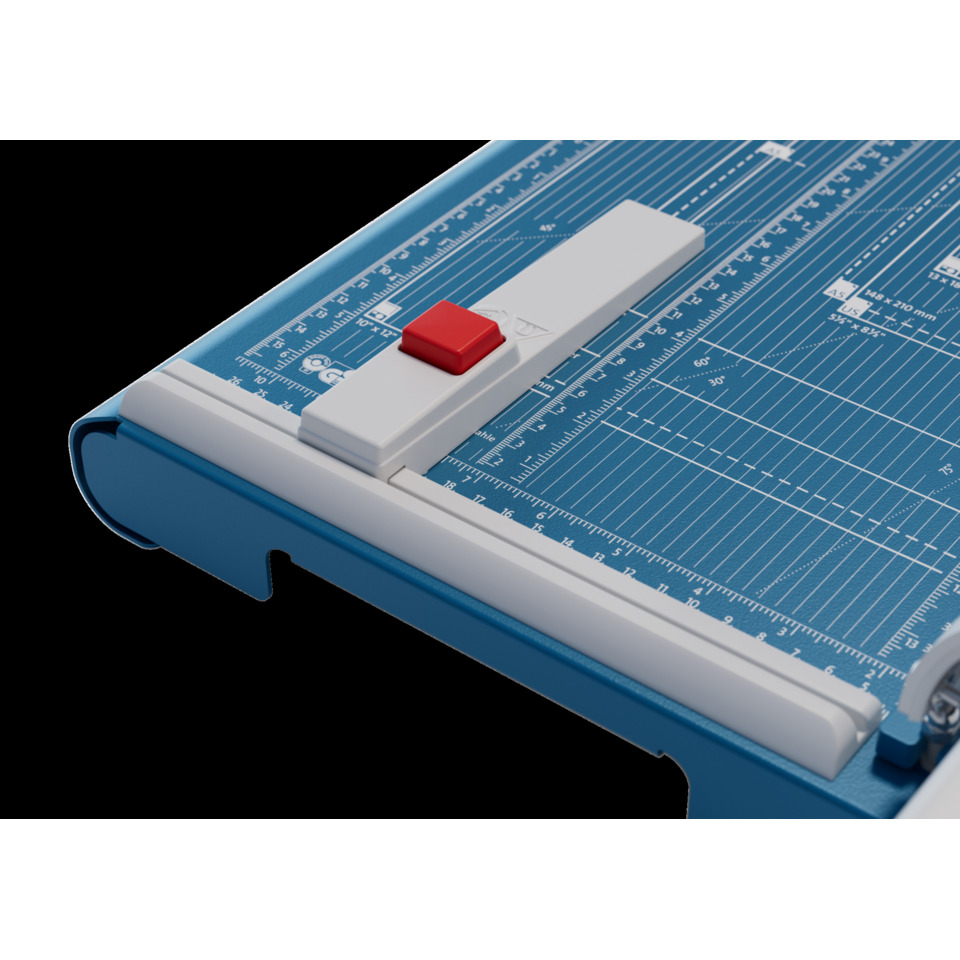 Schneideplotter, Papiercutter, Lineal, Roter Knopf, Skalierung