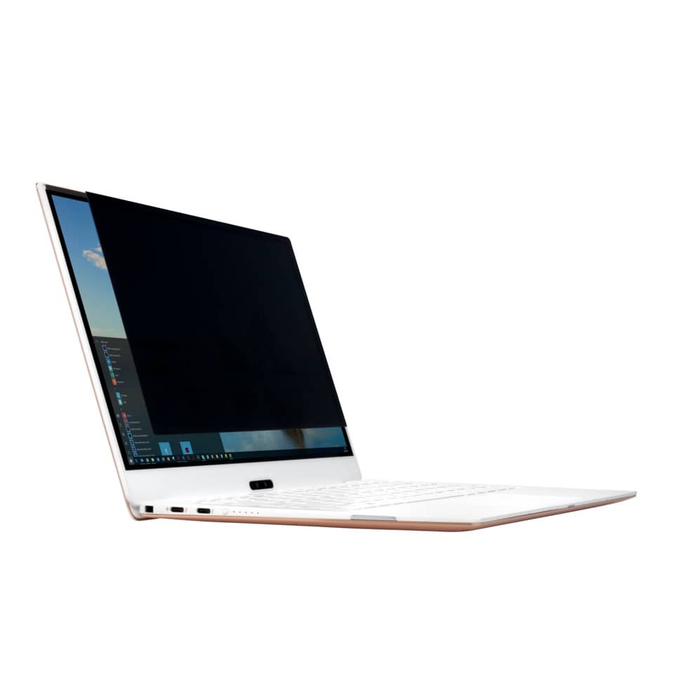 Laptop, Weißer Laptop, Dünner Laptop, Anschlüsse sichtbar, Aufgeklapptes Laptop