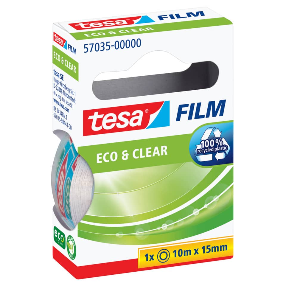 kartusche, filament, eco & clear, transparent tape, film