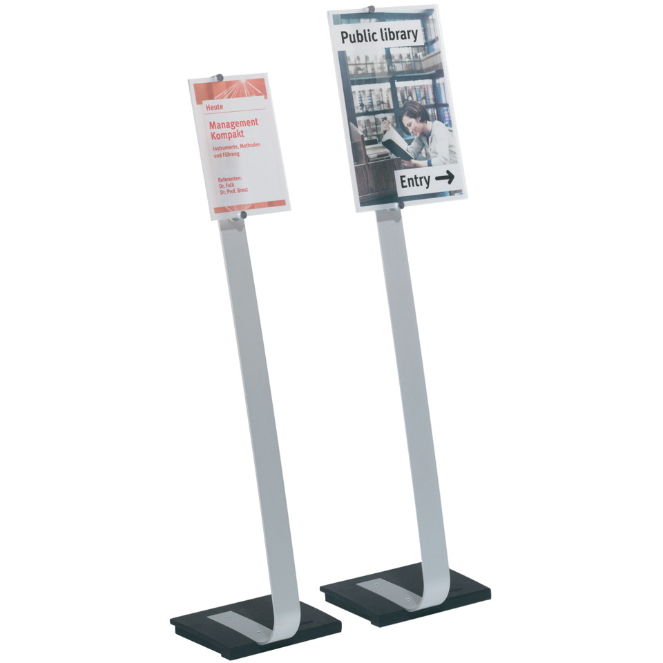 Info-Ständer, Hinweisständer, Posterhalter, Display-Ständer, Freistehendes Schild
