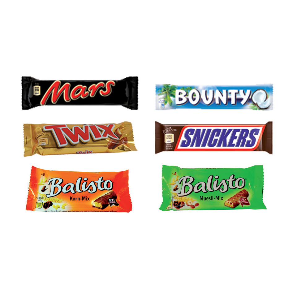 Schokoriegel, Riegel, Snacks, Verpackung, Kleine Süßigkeit