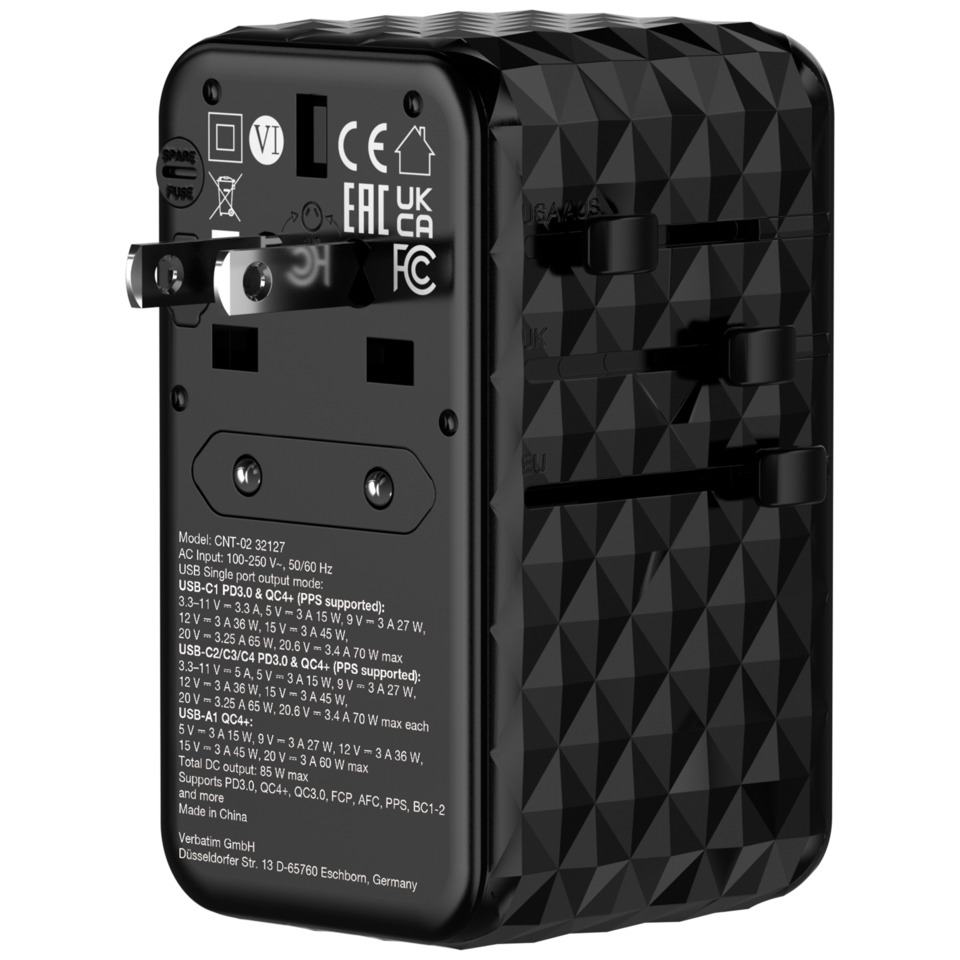 adapter, black, geometrischer mustert, USB, Ladeblock