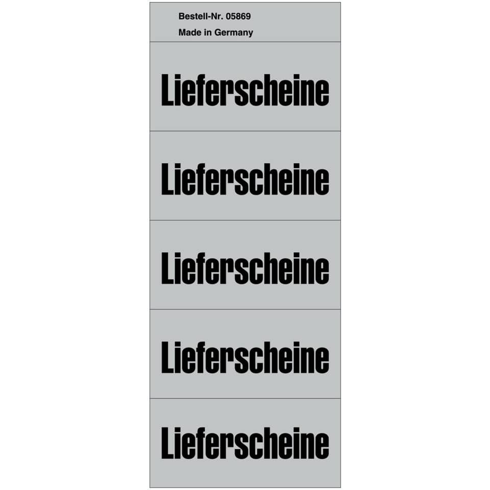 posters, Lieferscheine, German label, delivery notes, bundle label