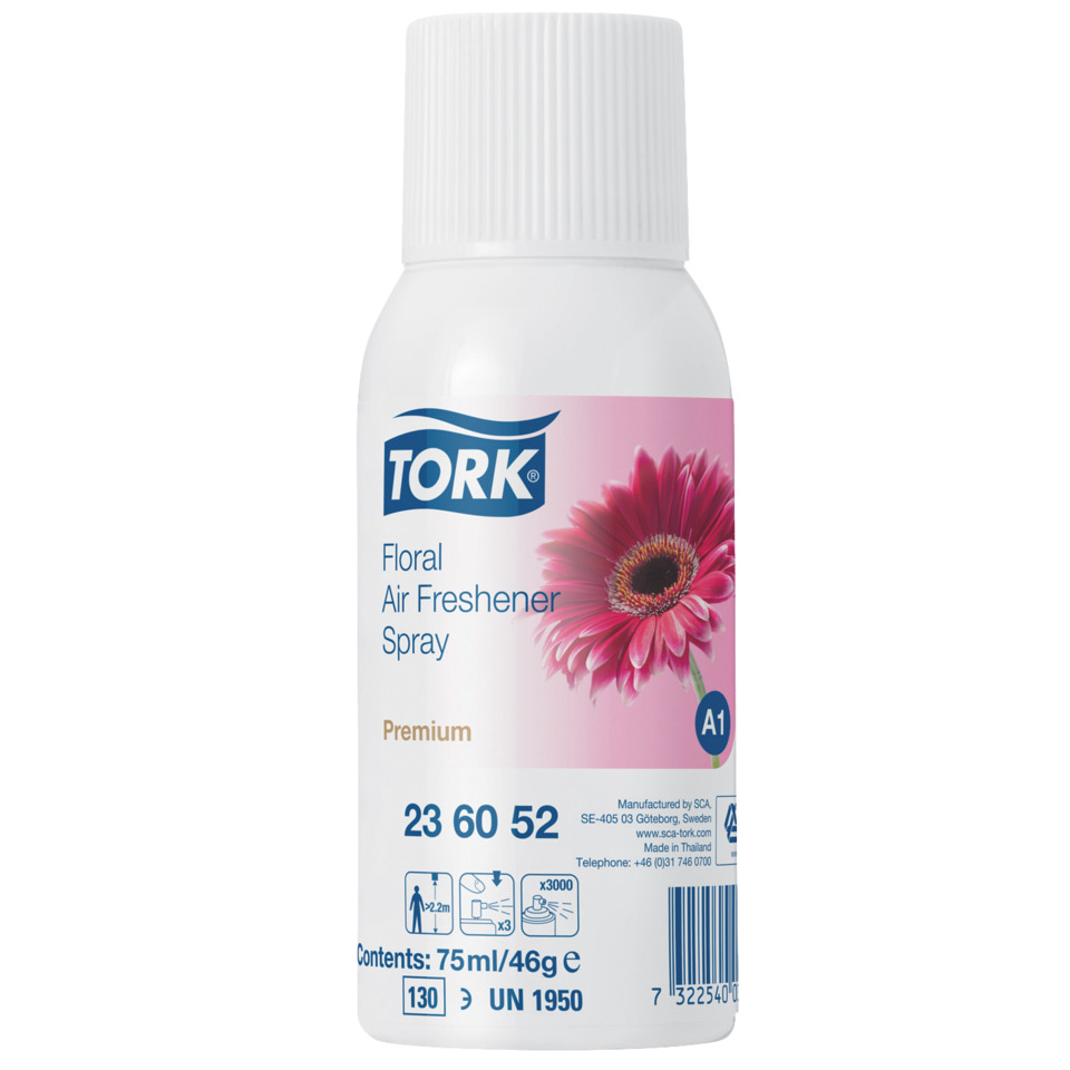 Luftduft, Blumenduft, Spray, 75ml, weiße Flasche