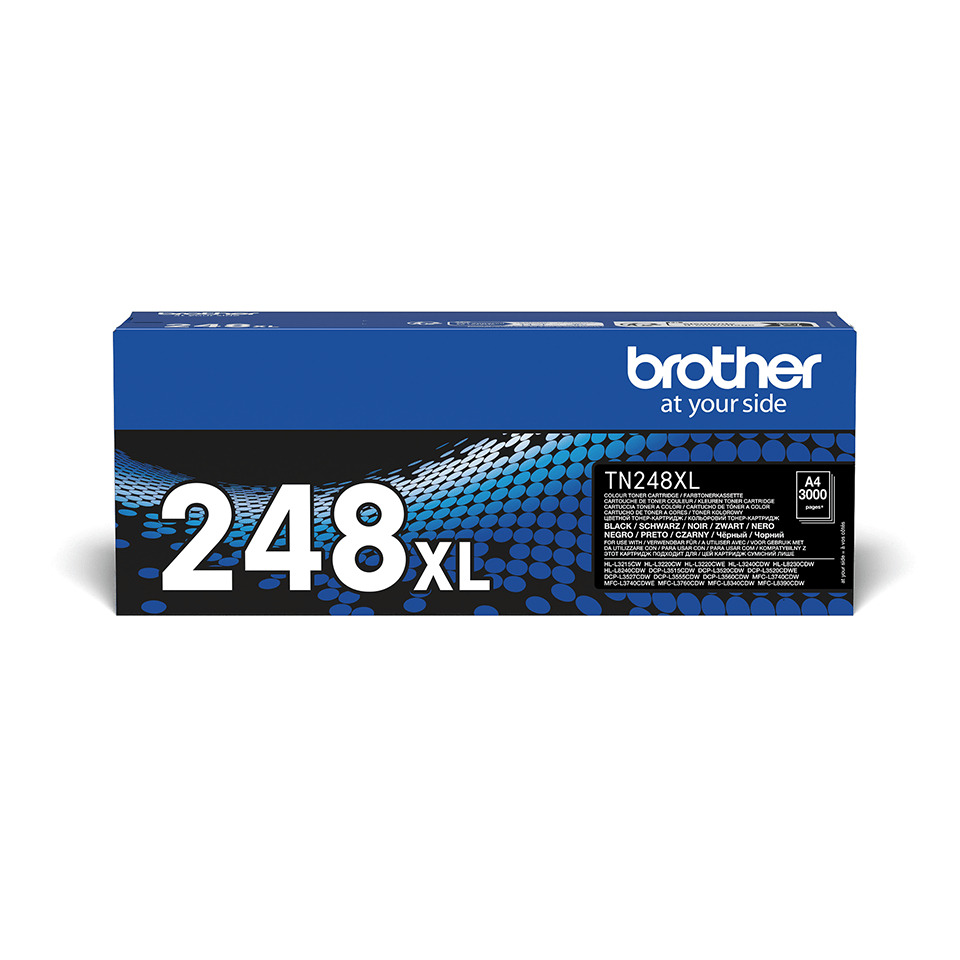 Lasertoner TN-248XLBK, 3.000 Seiten, schwarz BROTHER TN248XLBK