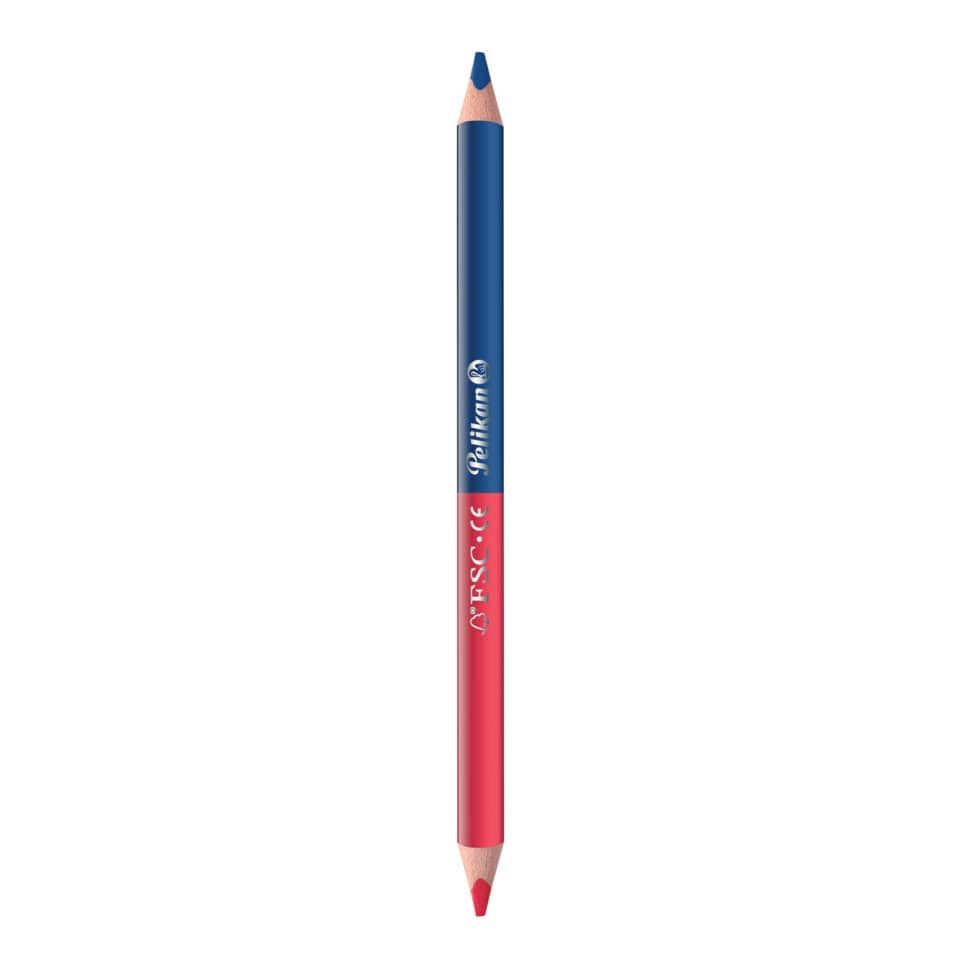 Bleistift, Buntstift, Kunstbedarf, Rot, Blau