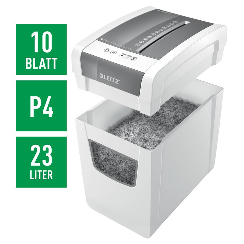 Waschmaschine, Papieraufbereiter, Schredder, Kassette, Kapazität 23 Liter