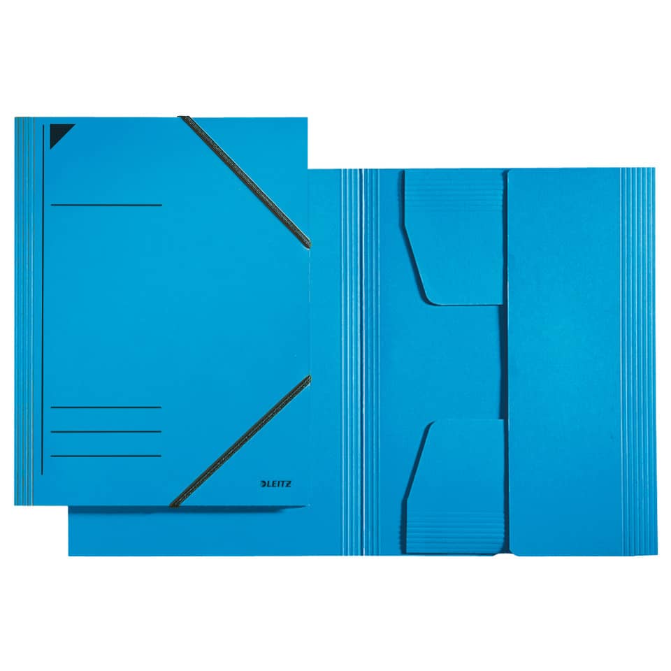 briefcase, blue, folder, cardboard, Leitz