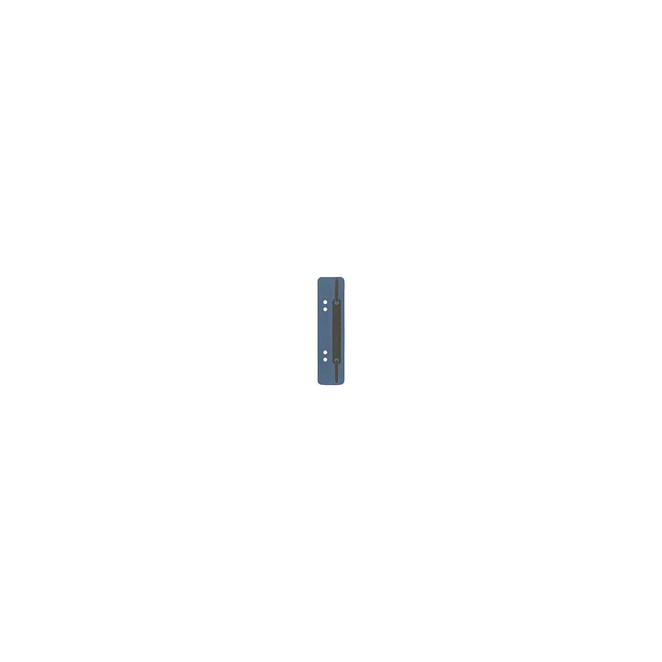 Heftstreifen mit Metalldeckleiste, 34 x 150 mm, RC, 25 Stück, blau Q-CONNECT 4012000413
