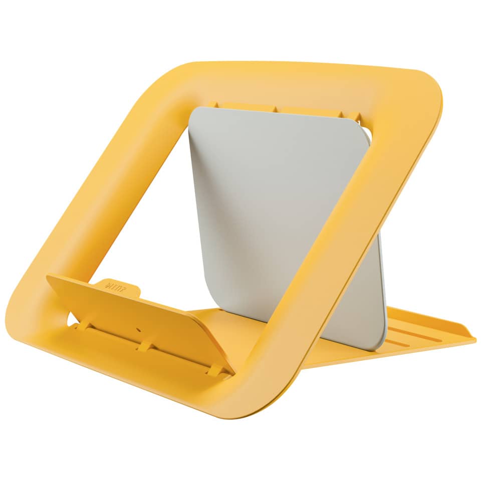 Laptopständer, Faltbarer Ständer, Gelb, Material unbekannt, Verstellbarer Stütz