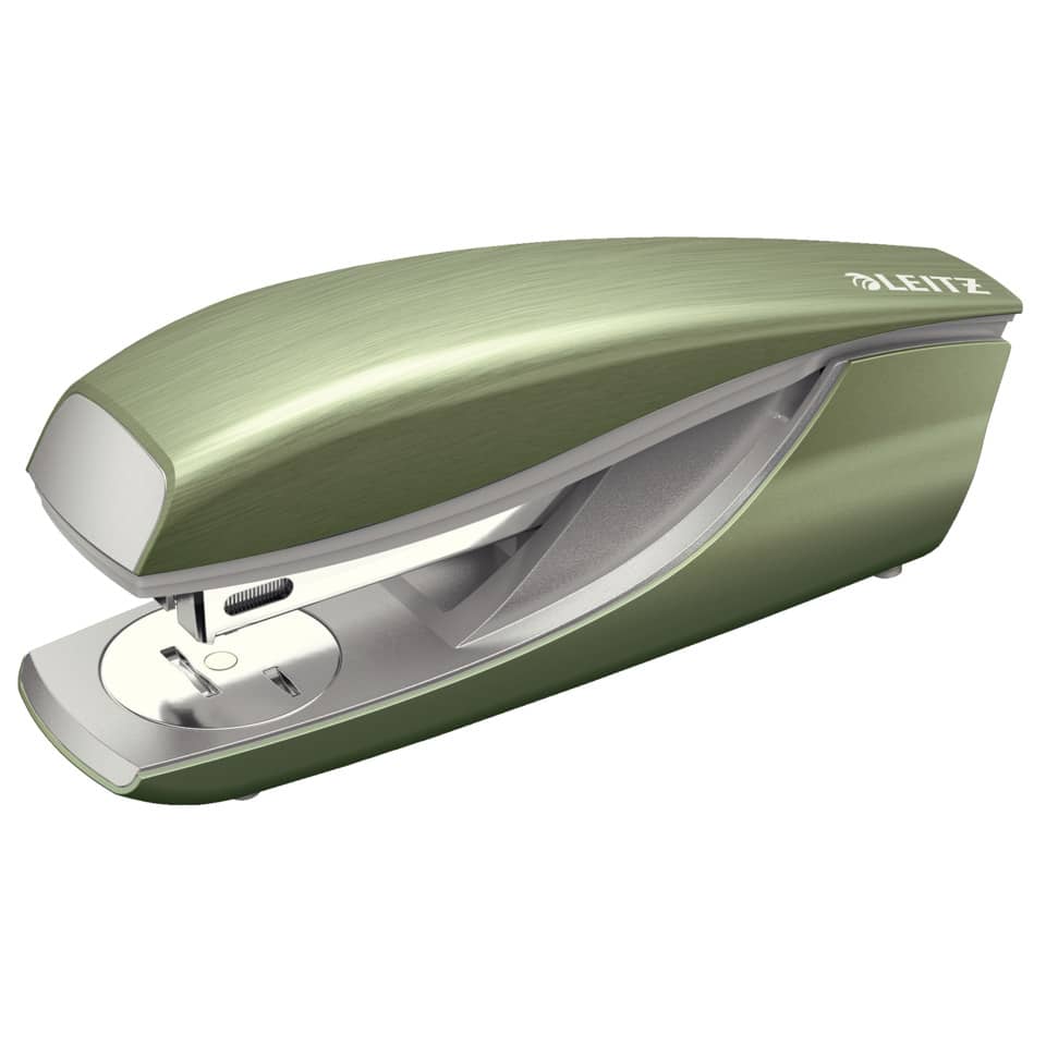 stapler, bradzette, klebepartner, metall, grün
