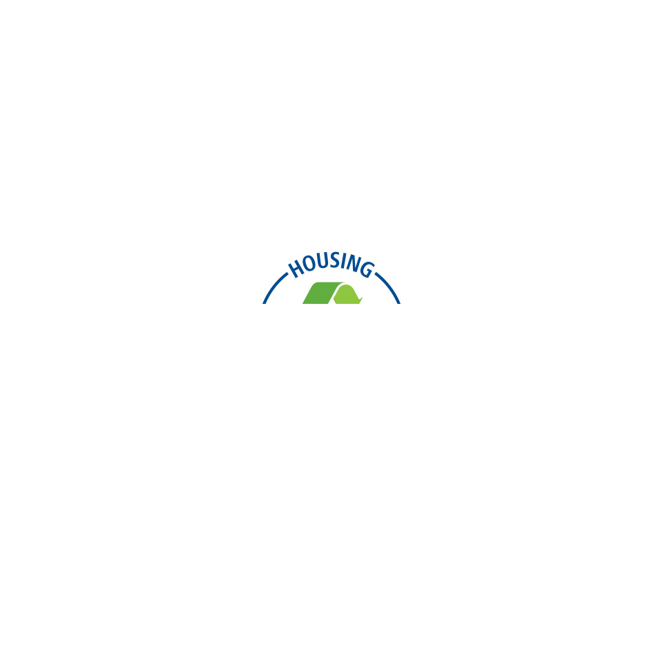 logo, housing, grün, blau, kreis