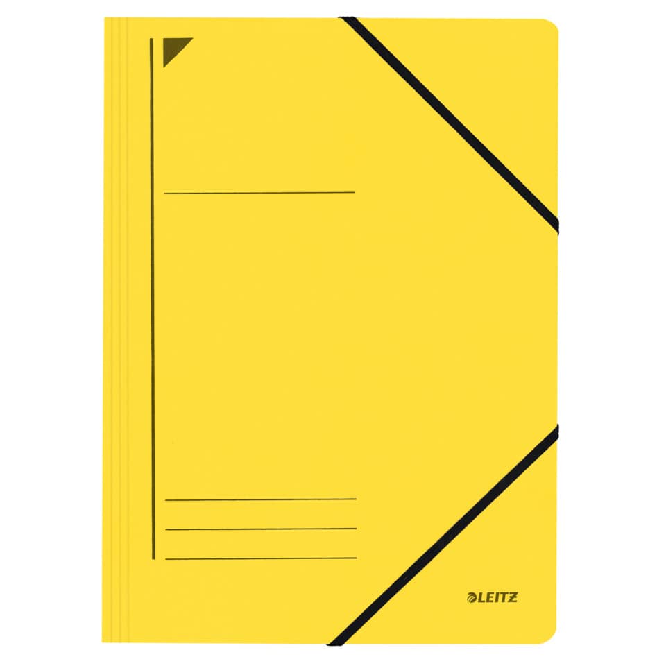 Notizbuch, Schule, Kunstleder, Gelb, Linien