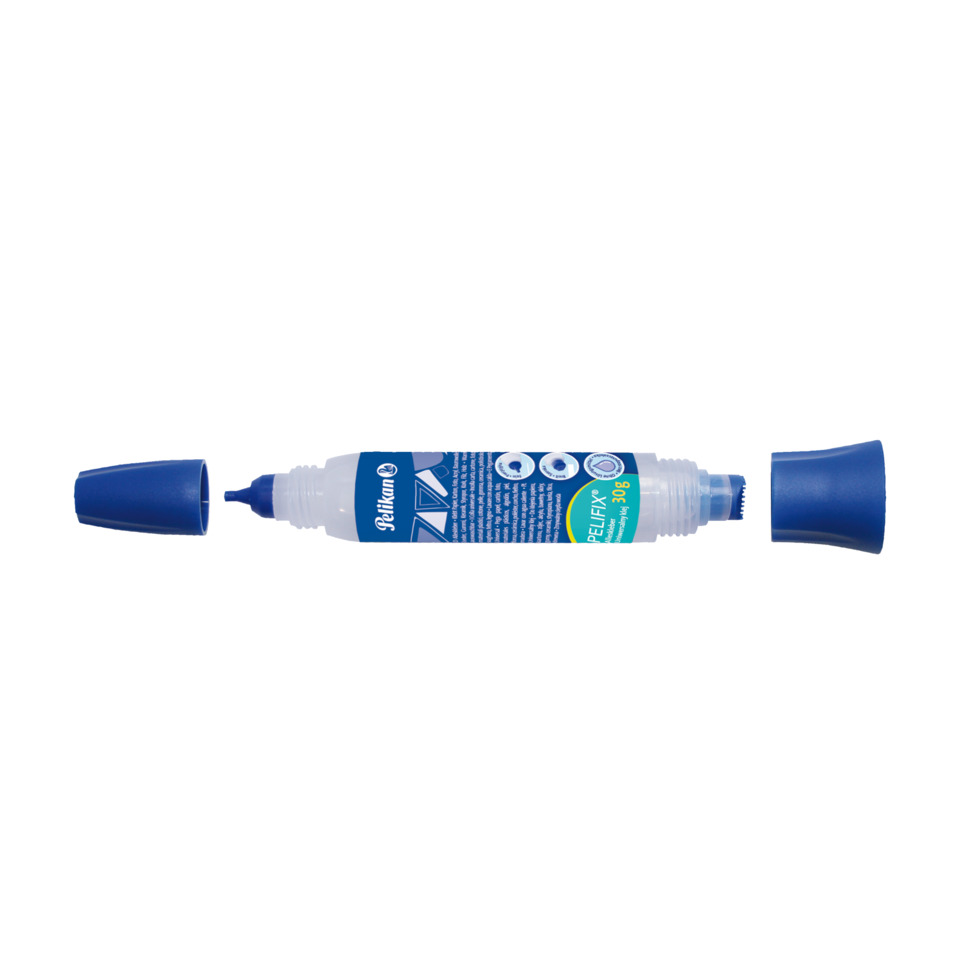 Korrekturflüssigkeit, Klebstoff, Blau, Stiftform, Tubenapplikator