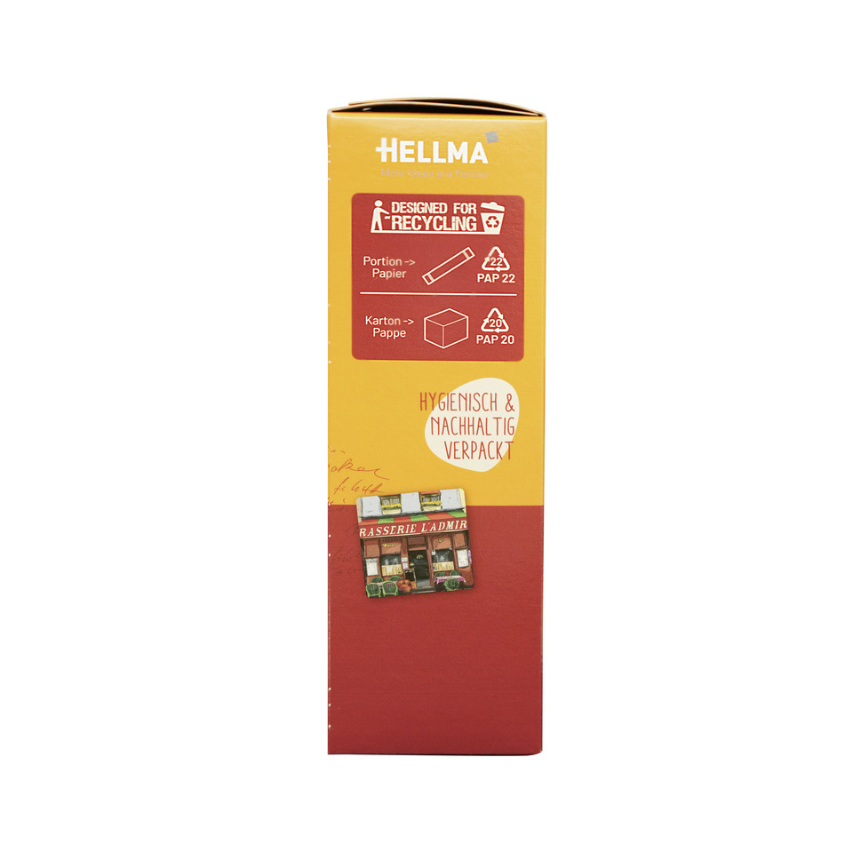 Kartonverpackung, Papierverpackung, Hygiënisch, Nachhaltig, Hellma
