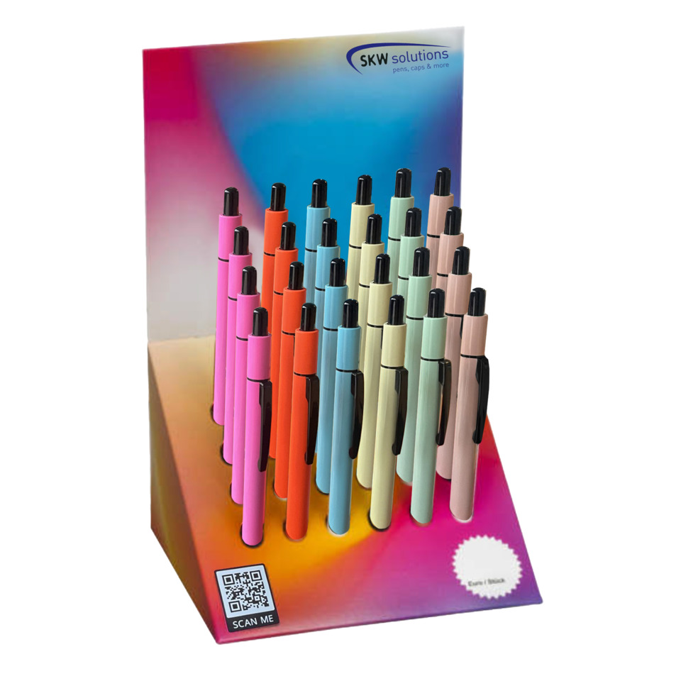 Kugelschreiber, Stifte, bunt, Display, Pens