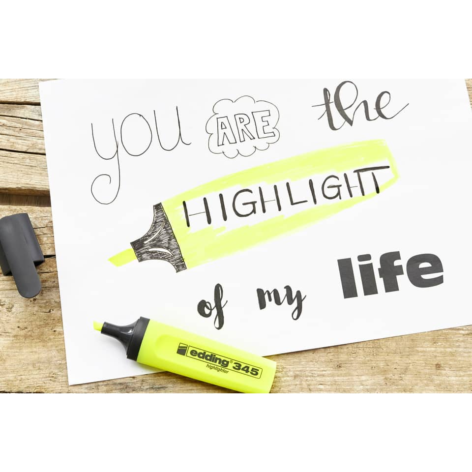 Highlighter, Neon Gelb, Marker pen, Papp poster, Schreibtischzubehör