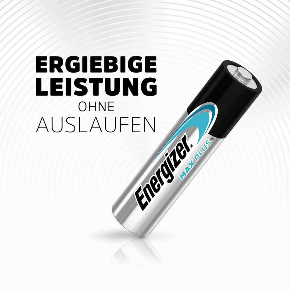 AA-Batterie, Energizer, Max Plus, Batterie, AA
